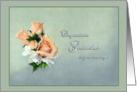 Wedding Congratulation - Godmother card