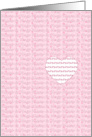 Kisses and Hugs Valentine card