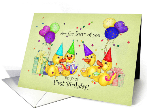 First Birthday Wishes card (358381)