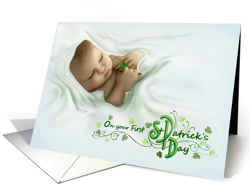 A Wee Bit of Luck - Babies First - St. Patrick's Day card (362983)