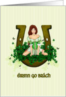 Ireland Forever - Eirinn Go Brach - St. Patrick’s Greeting card