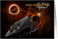Out of This World - 8th Birthday card