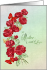 Red Roses and Butterflies - Mother card