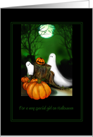 Talking Pumpkin - Halloween For a Girl card