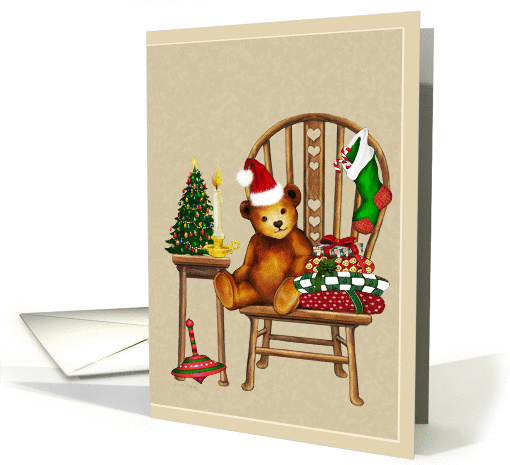 Teddy The Christmas Bear card (715000)