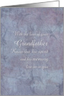 Condolences/Sympathy for the loss of a Grandfather card