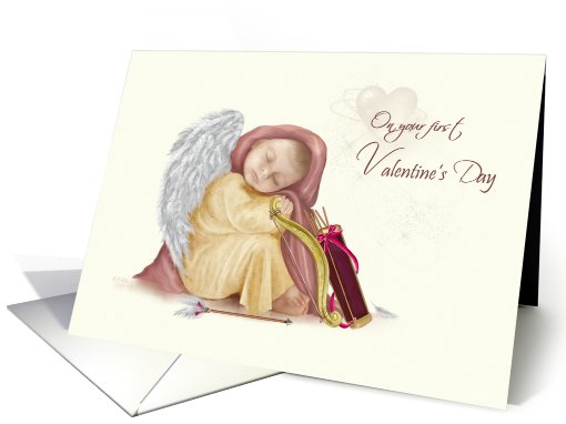 Cupid Valentine - Babies First - Girl card (747473)