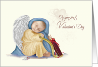 Cupid Valentine - Babies First - Boy card