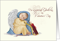 Cupid Valentine Godson card