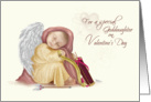 Cupid Valentine Goddaughter card