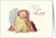 Cupid Notecard - Love card