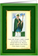 Lorica of Saint Patrick card