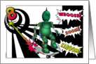 8th Birthday, Skateboarding Robot card