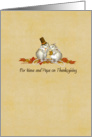 Thanksgiving - Nana and Papa - Pilgram Mice card
