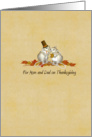 Thanksgiving - Mom- Dad - Pilgram Mice card