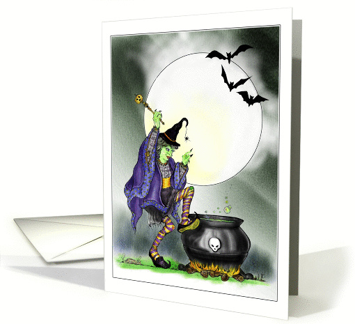 Halloween Witch Greeting card (832131)
