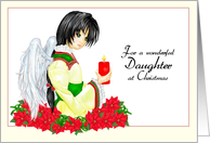 Christmas Angel - Daughter Greeting card
