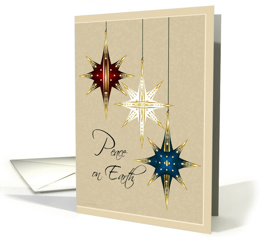 Peace on Earth Patriotic Christmas Greeting card (852169)