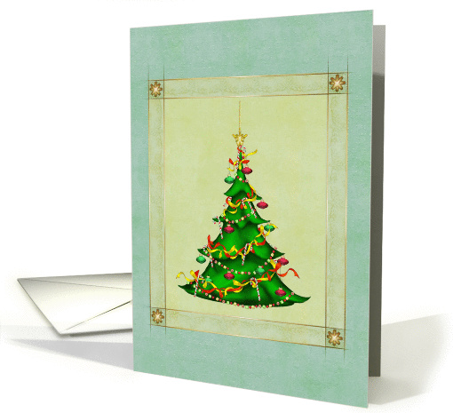 Christmas Tree Christmas Greeting card (852190)
