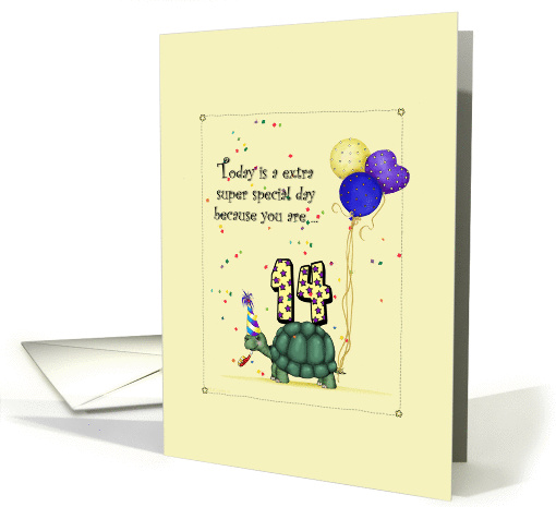 Turtle Birthday Greeting card (853489)