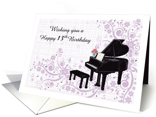 Happy 13th Birthday card (854759)
