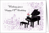 Happy 13th Birthday card
