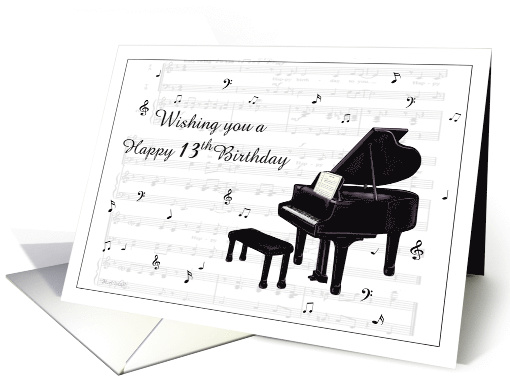 Happy 13th Birthday card (854794)