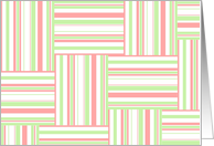 Christmas Basket Weave card