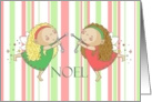 Christmas Angels (Noel) card