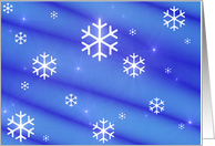 Snowflake Sparkle card