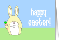 Happy Easter (yellow bunny) card