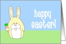 Happy Easter (yellow bunny) card