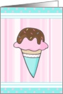 Ice Cream Cone card
