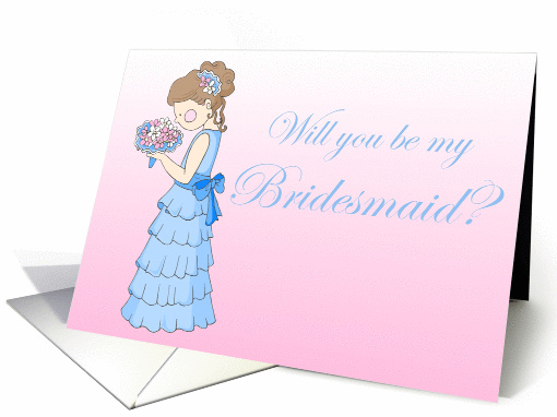 Will you be my bridesmaid? card (167899)