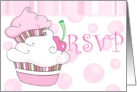 Cupcake RSVP card