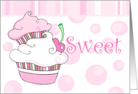 Sweet Cupcakes card