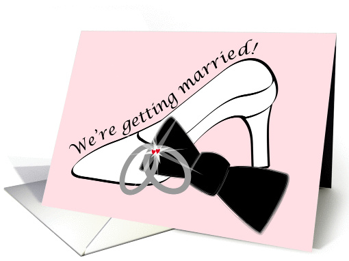 We're getting married! card (137559)