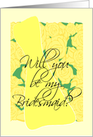 Will you be my Bridesmaid? card