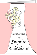 Surprise Bridal Shower card