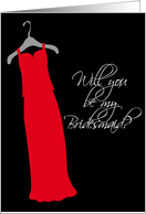Red Bridesmaid Dress card