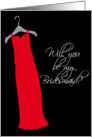 Red Bridesmaid Dress card