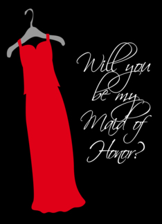 Red Maid of Honor...