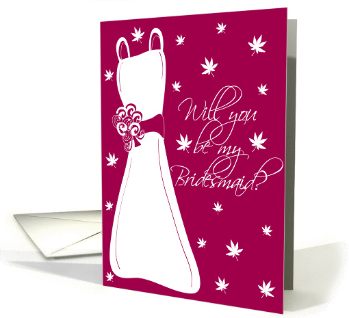 Autumn Bridesmaid card (197775)