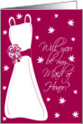 Autumn Maid of Honor card