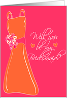 Will you be my Bridesmaid? card