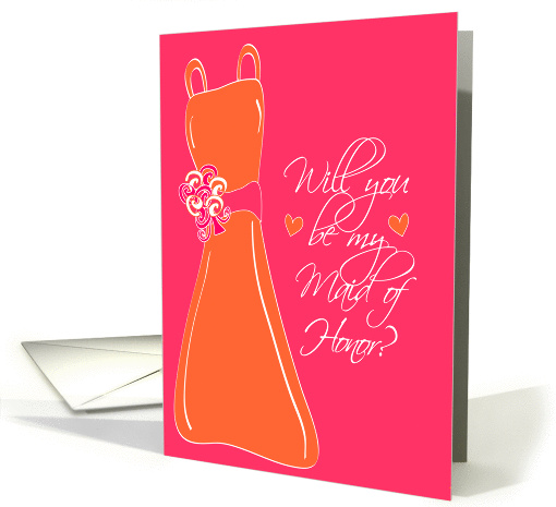 Will you be my Maid of Honor? card (199282)