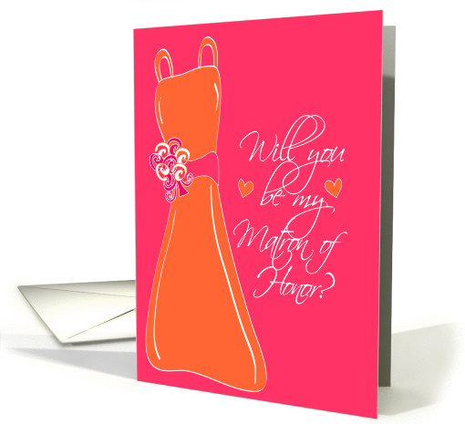 Will you be my Matron of Honor? card (199286)