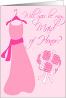 Will you be my Maid of Honor? card