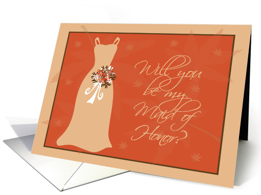 Will you be my Maid of Honor? card (217164)