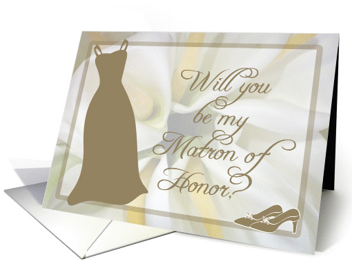 Will you be my Matron of Honor? card (221799)